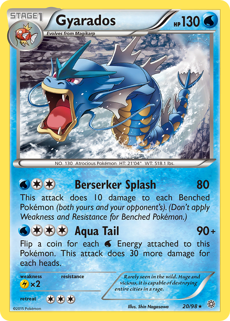 Gyarados (20/98) [XY: Ancient Origins] | Galaxy Games LLC