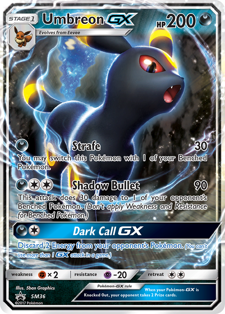 Umbreon GX (SM36) [Sun & Moon: Black Star Promos] | Galaxy Games LLC