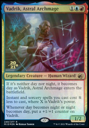 Vadrik, Astral Archmage [Innistrad: Midnight Hunt Prerelease Promos] | Galaxy Games LLC