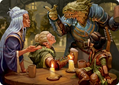 You Meet in a Tavern Art Card [Dungeons & Dragons: Adventures in the Forgotten Realms Art Series] | Galaxy Games LLC