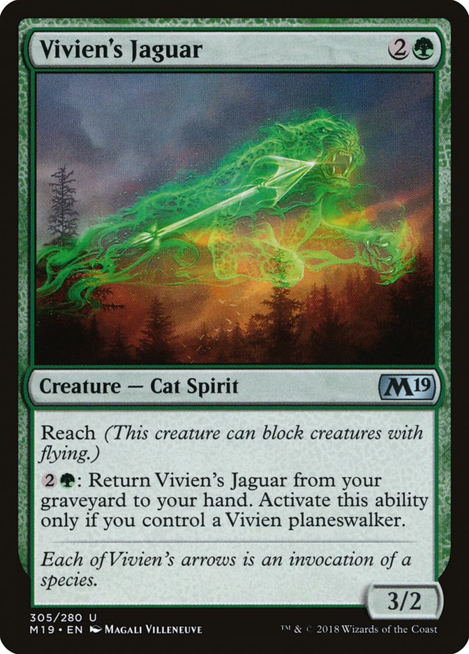 Vivien's Jaguar [Core Set 2019] | Galaxy Games LLC