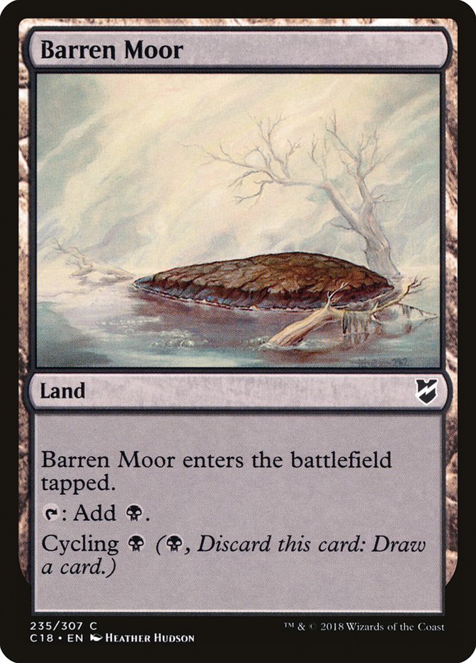 Barren Moor [Commander 2018] | Galaxy Games LLC