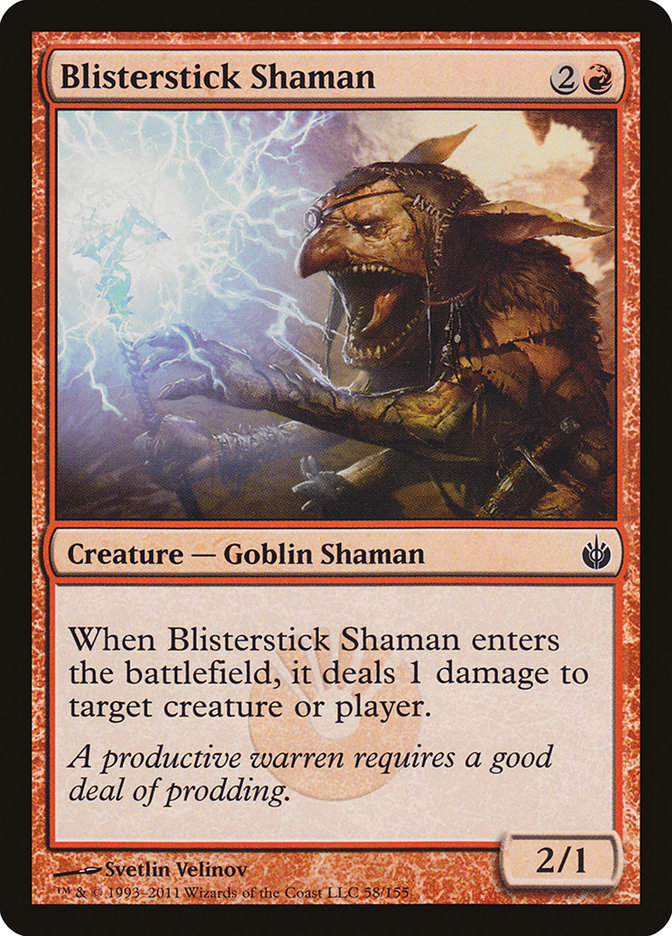 Blisterstick Shaman [Mirrodin Besieged] | Galaxy Games LLC