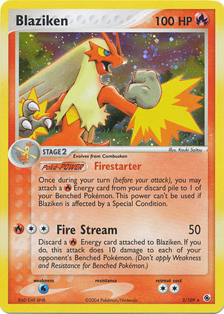 Blaziken (3/109) (Cosmos Holo) [EX: Battle Stadium] | Galaxy Games LLC