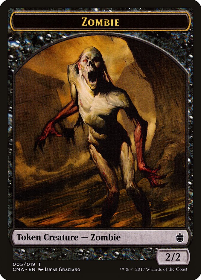 Zombie Token [Commander Anthology Tokens] | Galaxy Games LLC