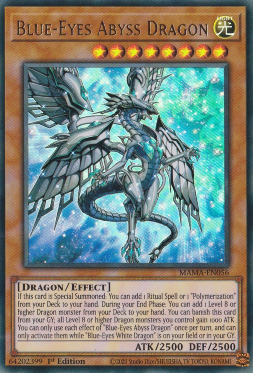 Blue-Eyes Abyss Dragon [MAMA-EN056] Ultra Rare | Galaxy Games LLC