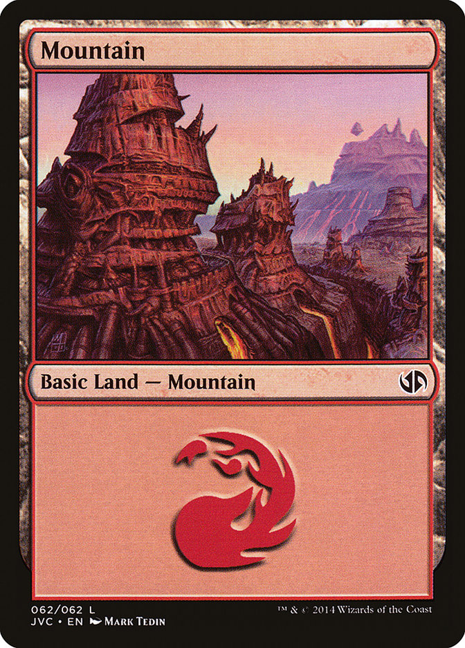 Mountain (62) [Duel Decks Anthology] | Galaxy Games LLC