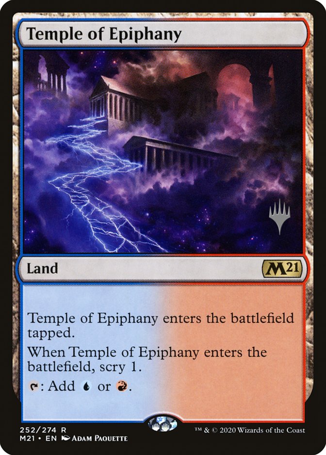 Temple of Epiphany (Promo Pack) [Core Set 2021 Promos] | Galaxy Games LLC