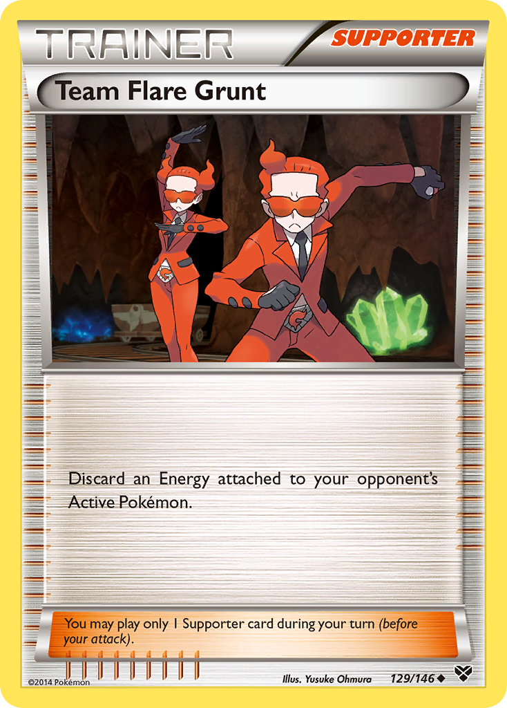 Team Flare Grunt (129/146) [XY: Base Set] | Galaxy Games LLC