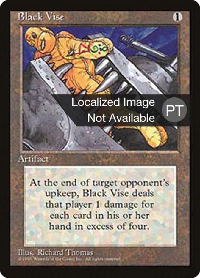 Black Vise [Fourth Edition (Foreign Black Border)] | Galaxy Games LLC