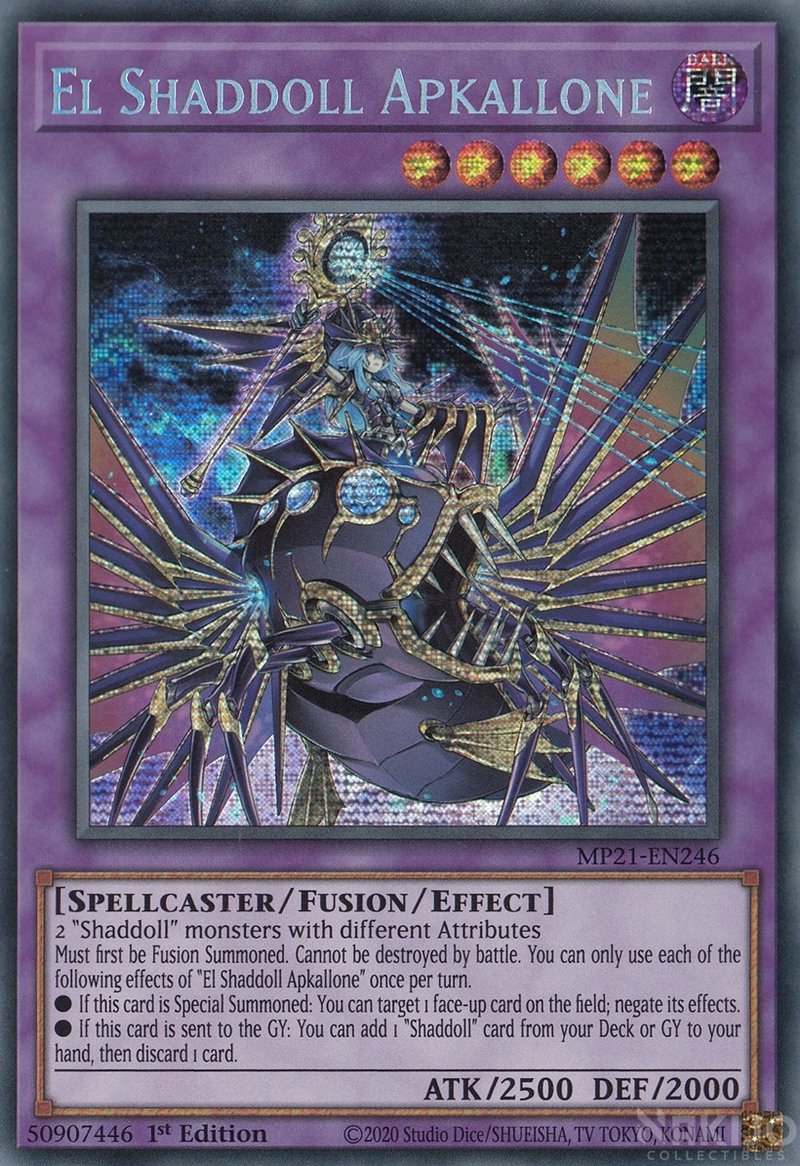 El Shaddoll Apkallone [MP21-EN246] Prismatic Secret Rare | Galaxy Games LLC