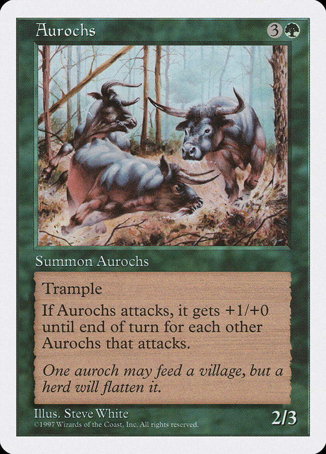 Aurochs [Fifth Edition] | Galaxy Games LLC