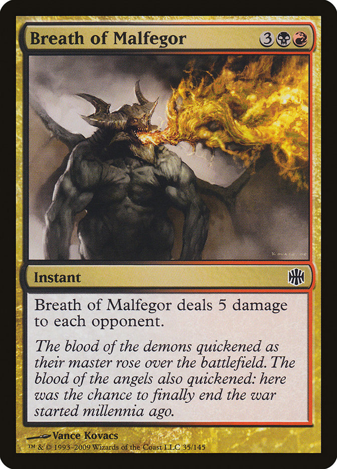 Breath of Malfegor [Alara Reborn] | Galaxy Games LLC