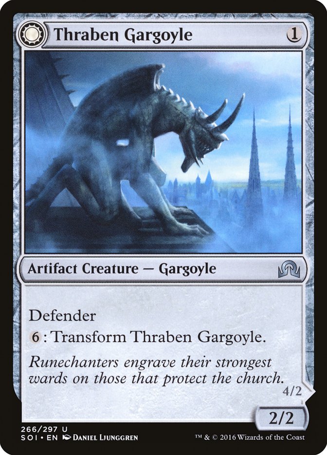 Thraben Gargoyle // Stonewing Antagonizer [Shadows over Innistrad] | Galaxy Games LLC