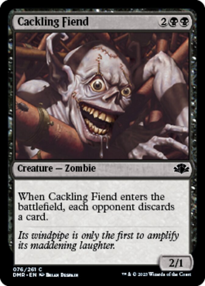 Cackling Fiend [Dominaria Remastered] | Galaxy Games LLC