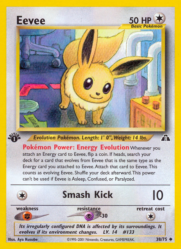 Eevee (38/75) [Neo Discovery 1st Edition] | Galaxy Games LLC