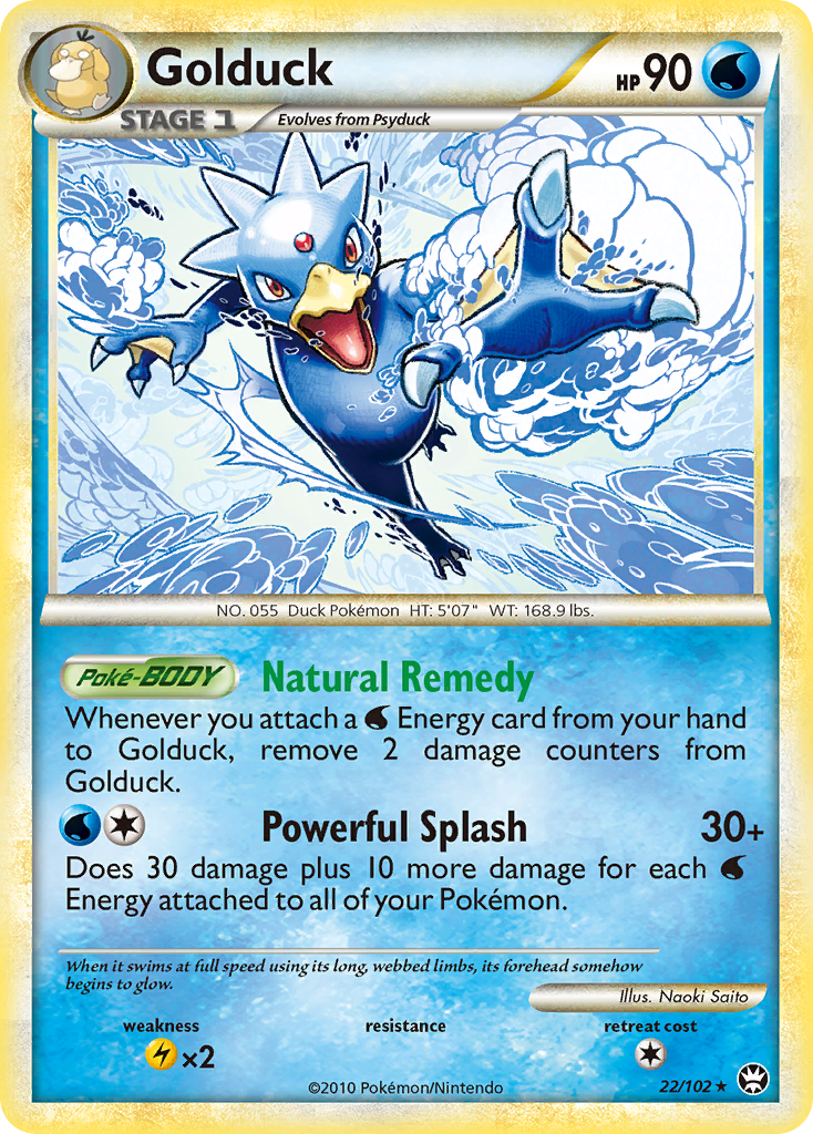 Golduck (22/102) [HeartGold & SoulSilver: Triumphant] | Galaxy Games LLC