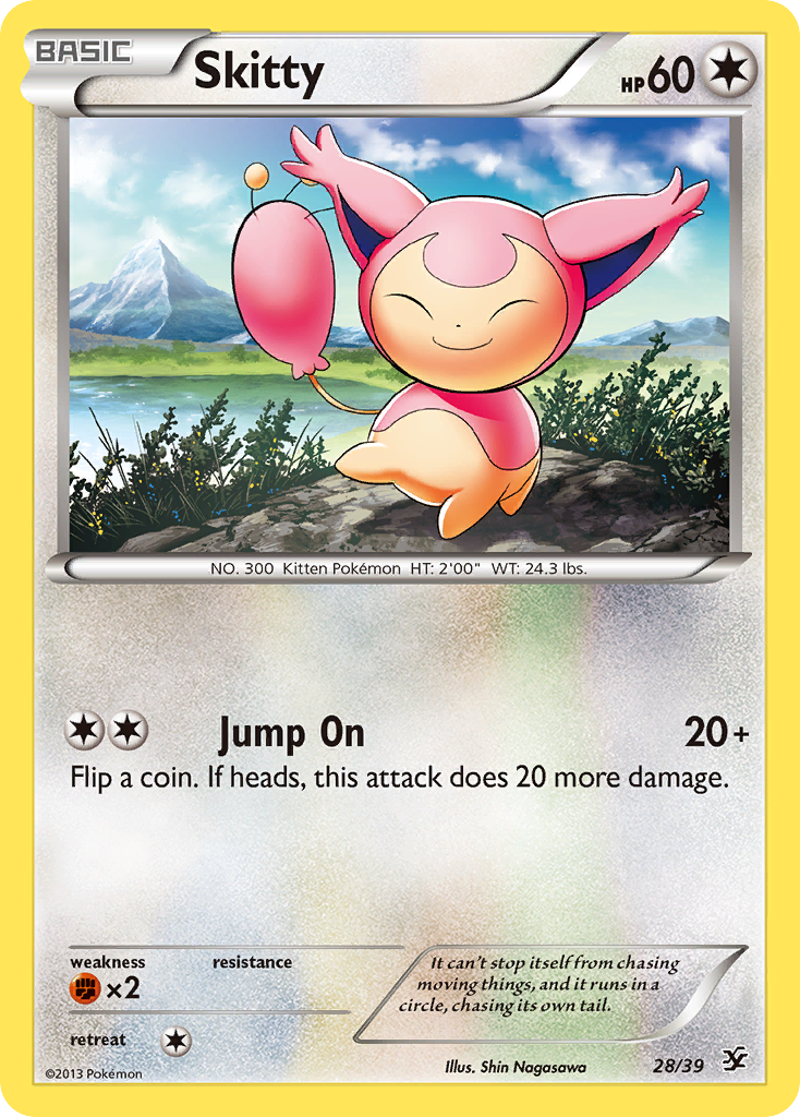 Skitty (28/39) [XY: Kalos Starter Set] | Galaxy Games LLC