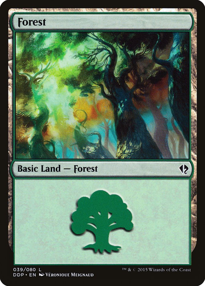 Forest (39) [Duel Decks: Zendikar vs. Eldrazi] | Galaxy Games LLC
