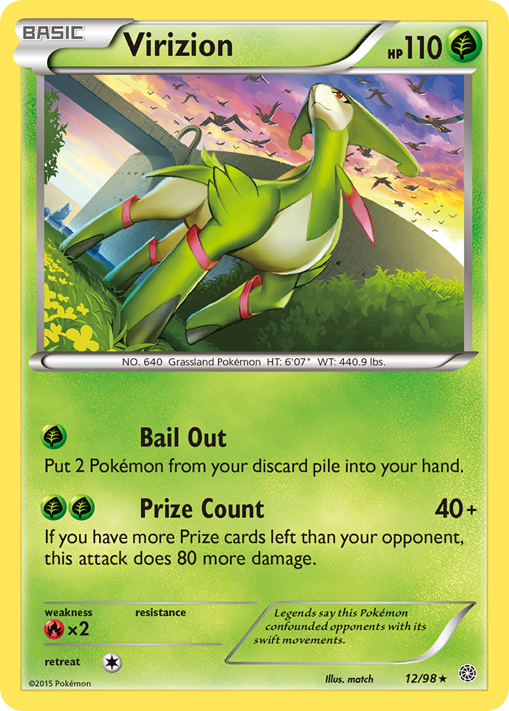 Virizion (12/98) [XY: Ancient Origins] | Galaxy Games LLC