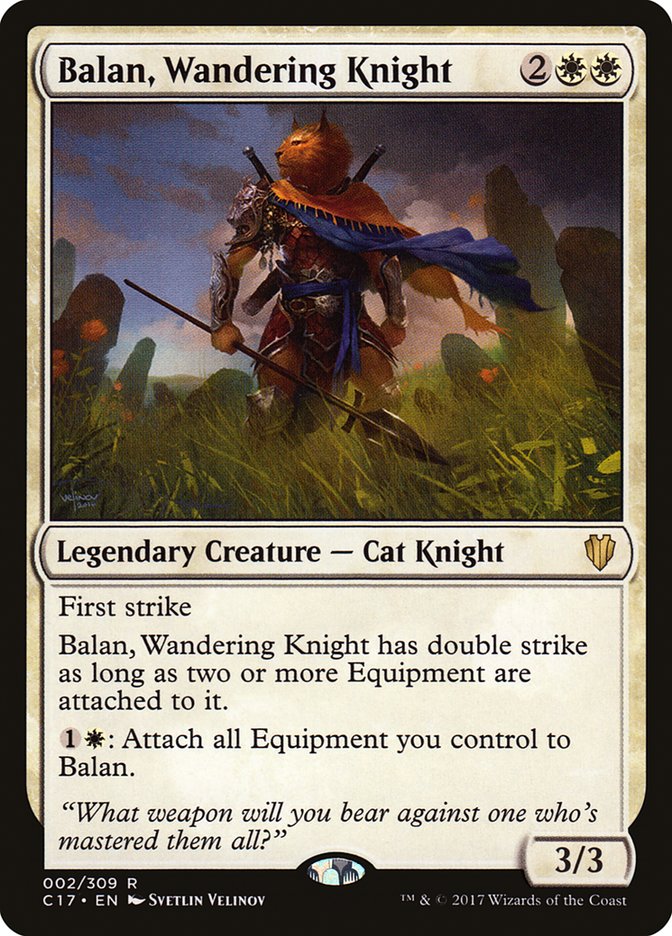 Balan, Wandering Knight [Commander 2017] | Galaxy Games LLC