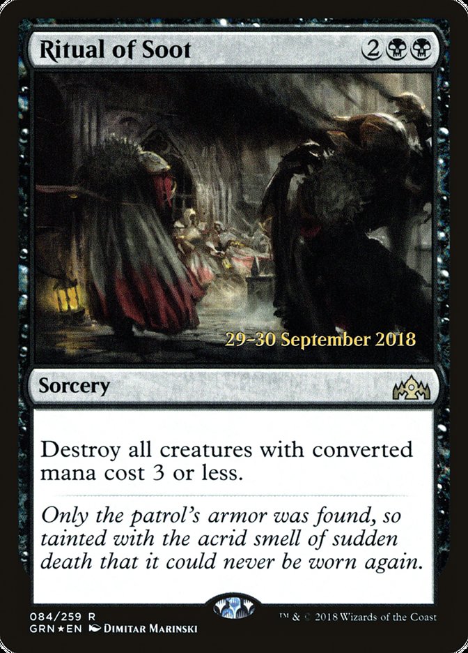 Ritual of Soot [Guilds of Ravnica Prerelease Promos] | Galaxy Games LLC