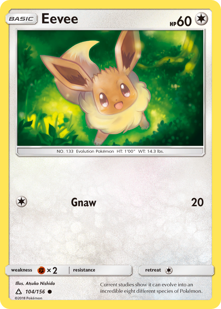 Eevee (104/156) [Sun & Moon: Ultra Prism] | Galaxy Games LLC