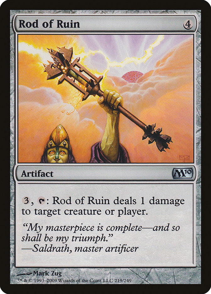 Rod of Ruin [Magic 2010] | Galaxy Games LLC