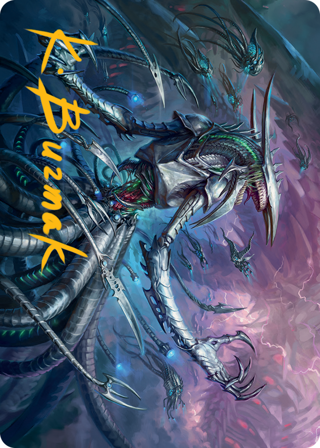 Jin-Gitaxias Art Card (Gold-Stamped Signature) [March of the Machine Art Series] | Galaxy Games LLC