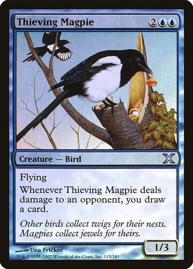 Thieving Magpie (Premium Foil) [Tenth Edition] | Galaxy Games LLC