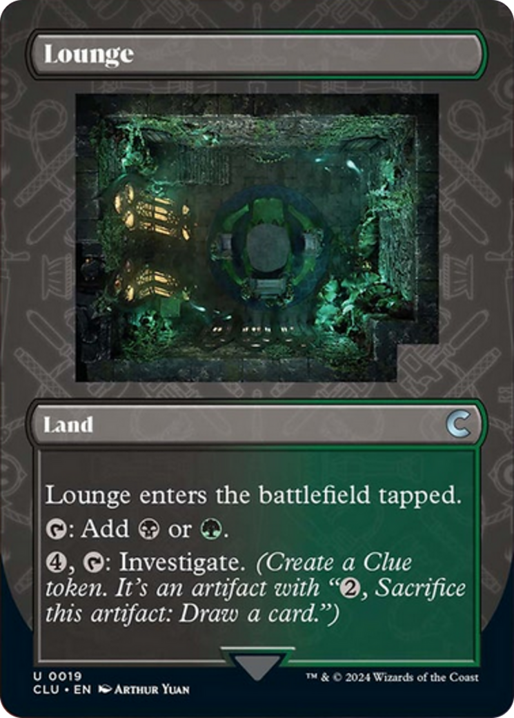 Lounge (Borderless) [Ravnica: Clue Edition] | Galaxy Games LLC