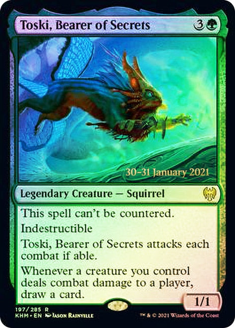 Toski, Bearer of Secrets [Kaldheim Prerelease Promos] | Galaxy Games LLC