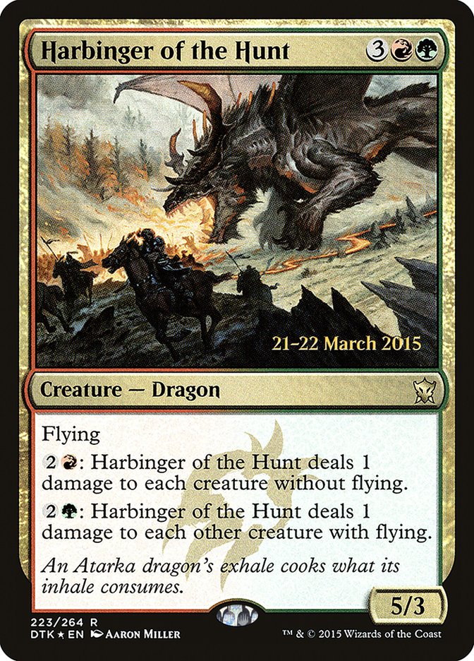 Harbinger of the Hunt [Dragons of Tarkir Prerelease Promos] | Galaxy Games LLC