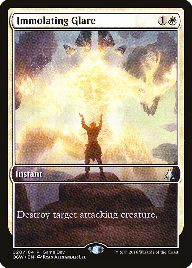 Immolating Glare (Game Day) (Extended Art) [Oath of the Gatewatch Promos] | Galaxy Games LLC