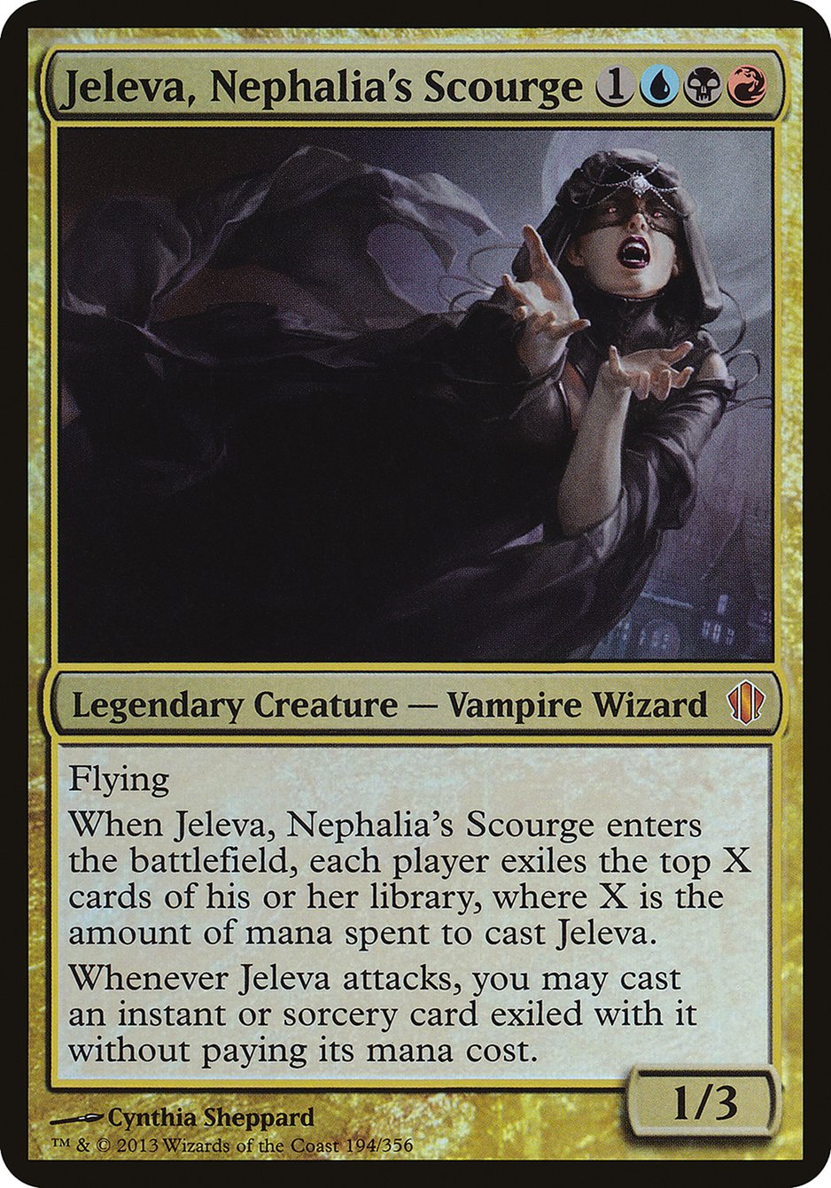 Jeleva, Nephalia's Scourge (Oversized) [Commander 2013 Oversized] | Galaxy Games LLC