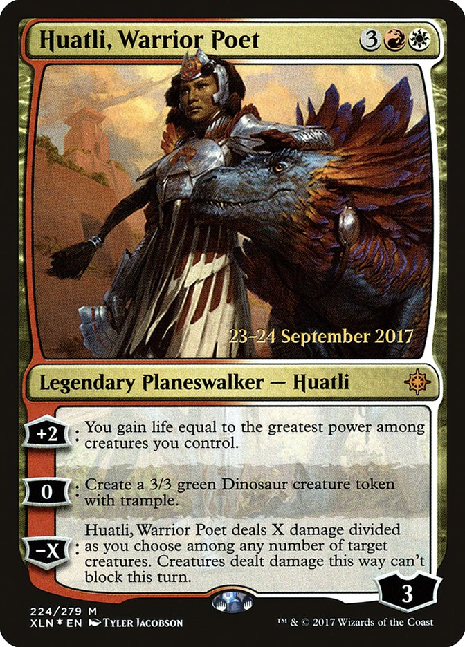 Huatli, Warrior Poet [Ixalan Prerelease Promos] | Galaxy Games LLC