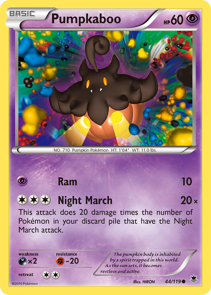 Pumpkaboo (44/119) [XY: Phantom Forces] | Galaxy Games LLC