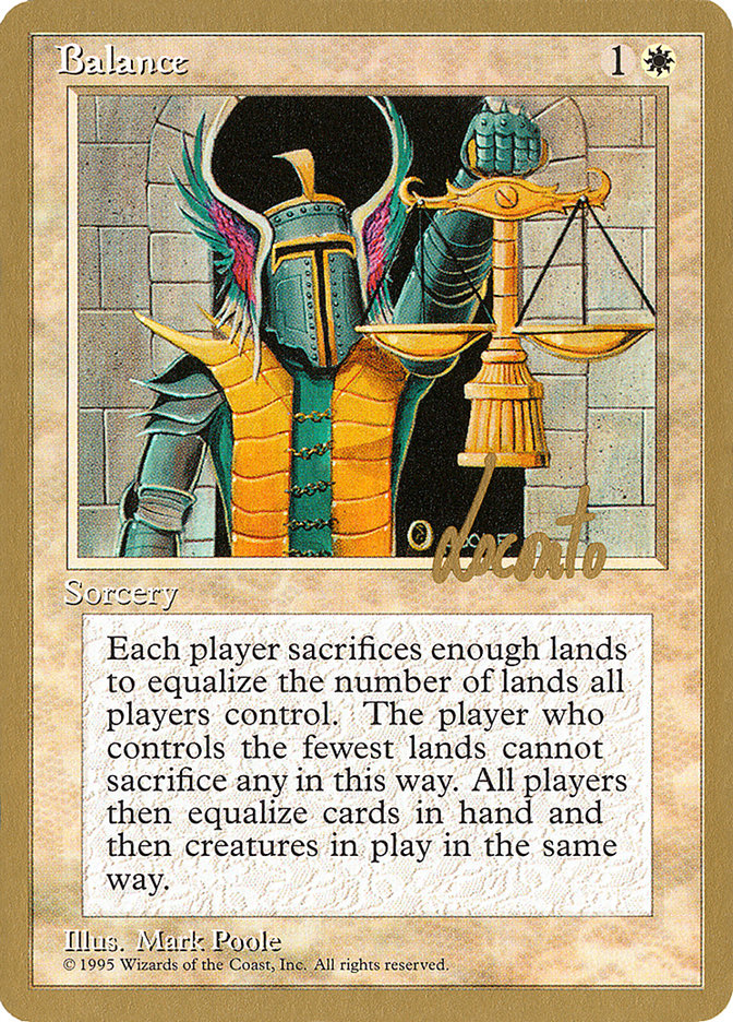 Balance (Michael Loconto) [Pro Tour Collector Set] | Galaxy Games LLC