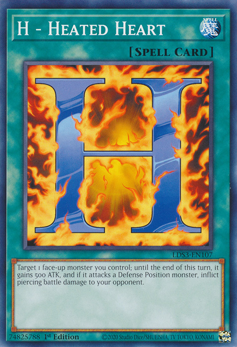 H - Heated Heart [LDS3-EN107] Common | Galaxy Games LLC