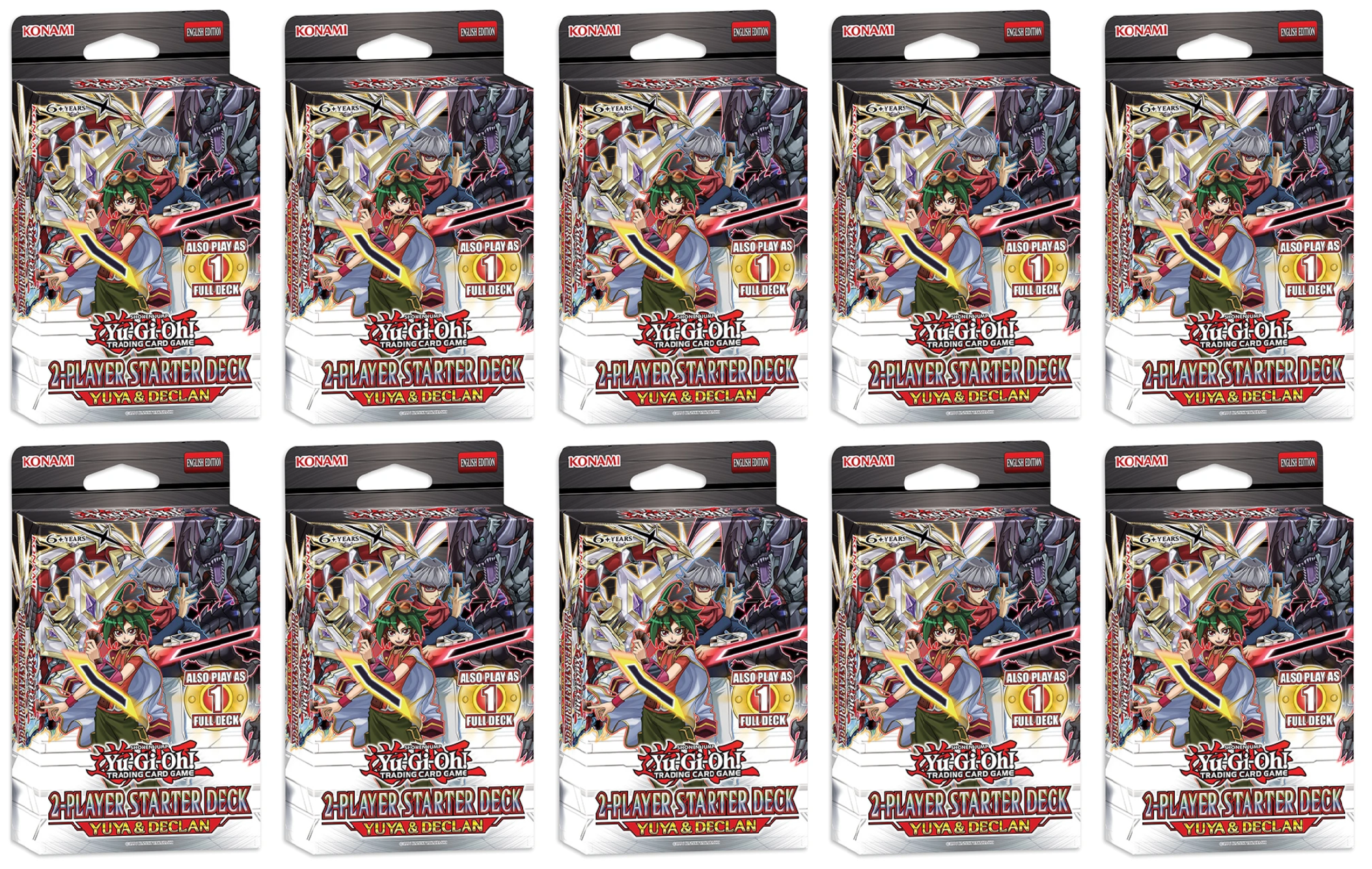 Yuya & Declan - 2-Player Starter Deck Display | Galaxy Games LLC