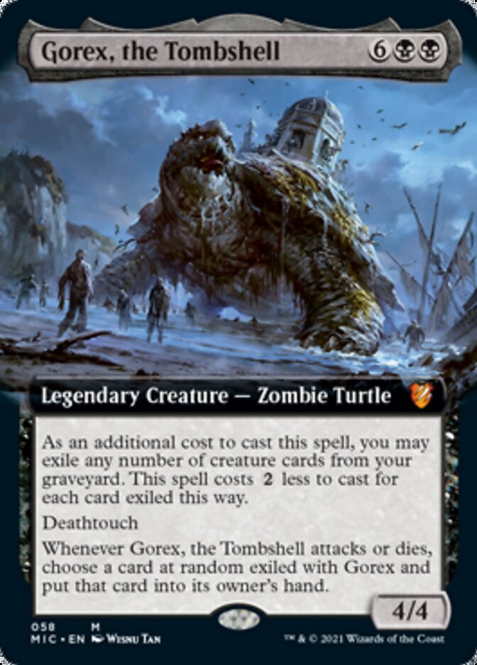 Gorex, the Tombshell (Extended Art) [Innistrad: Midnight Hunt Commander] | Galaxy Games LLC