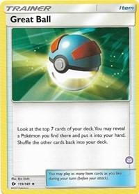 Great Ball (119/149) (Deck Exclusive #25) [Sun & Moon: Trainer Kit - Alolan Sandslash] | Galaxy Games LLC