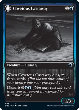 Covetous Castaway // Ghostly Castigator [Innistrad: Double Feature] | Galaxy Games LLC