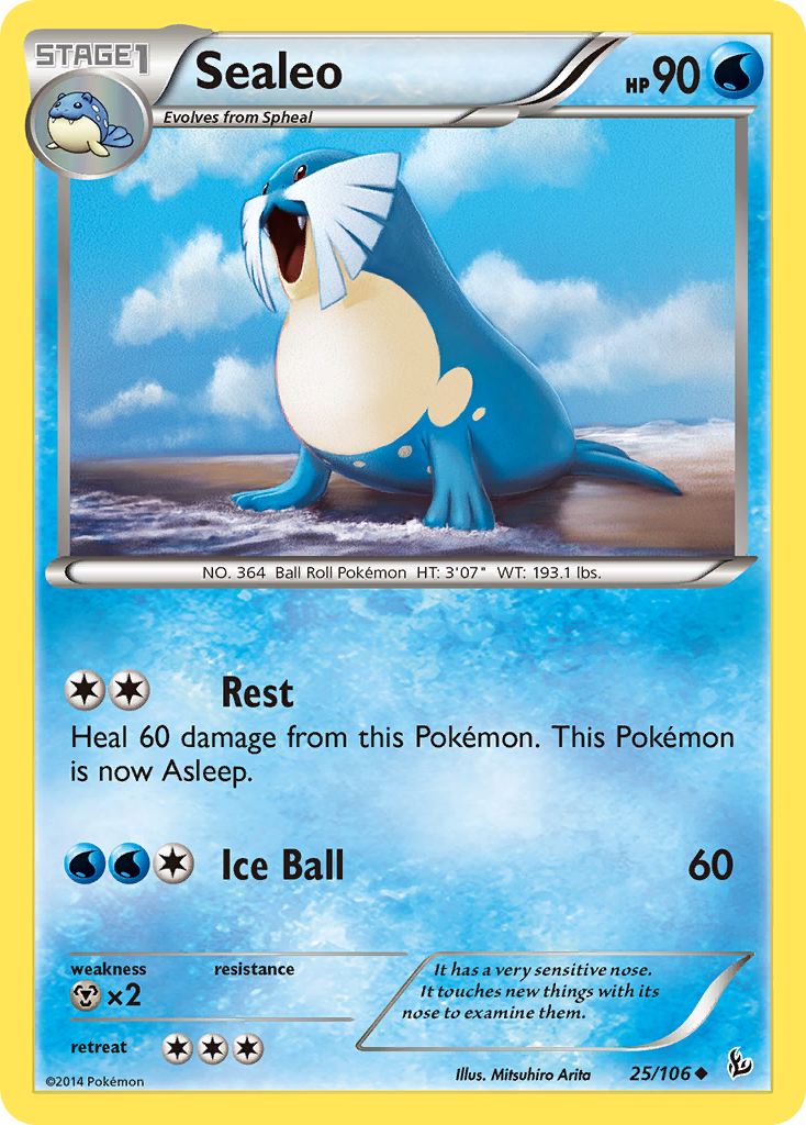 Sealeo (25/106) [XY: Flashfire] | Galaxy Games LLC