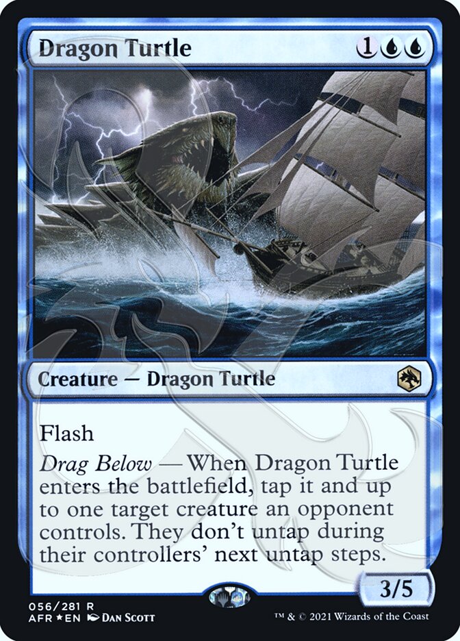 Dragon Turtle (Ampersand Promo) [Dungeons & Dragons: Adventures in the Forgotten Realms Promos] | Galaxy Games LLC