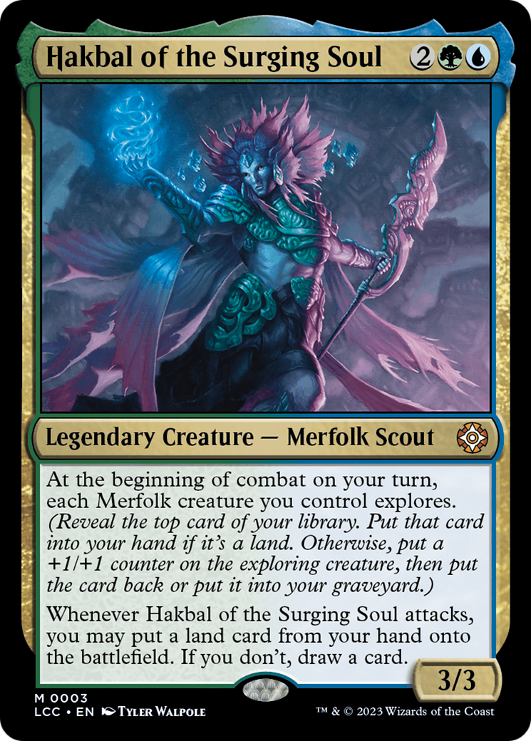 Hakbal of the Surging Soul [The Lost Caverns of Ixalan Commander] | Galaxy Games LLC