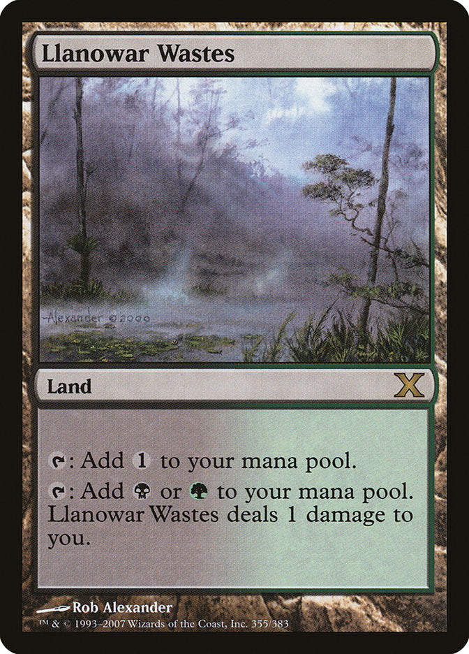 Llanowar Wastes [Tenth Edition] | Galaxy Games LLC