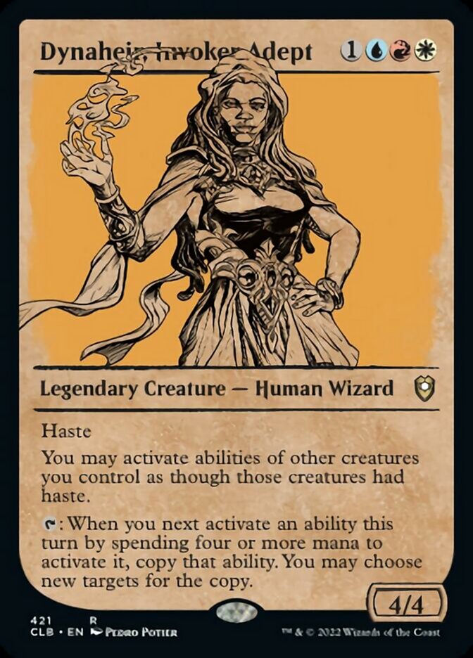 Dynaheir, Invoker Adept (Showcase) [Commander Legends: Battle for Baldur's Gate] | Galaxy Games LLC