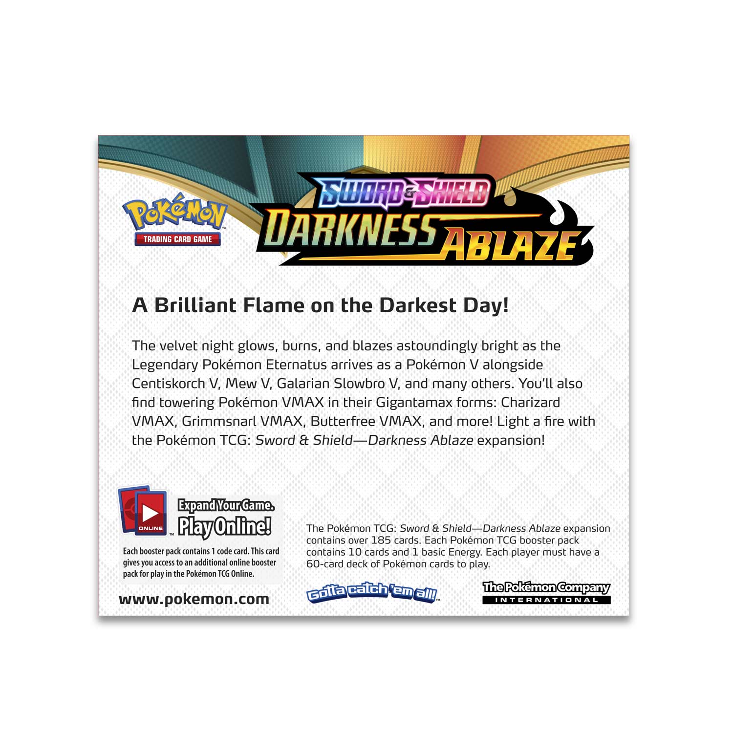 Sword & Shield: Darkness Ablaze - Booster Box | Galaxy Games LLC