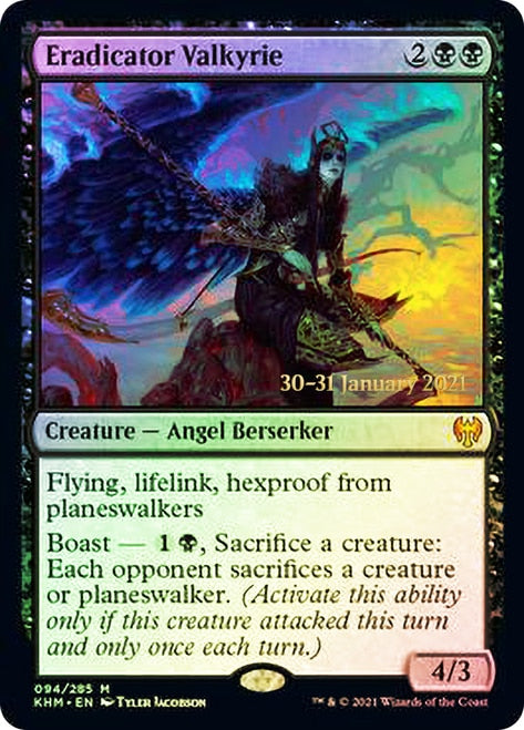 Eradicator Valkyrie [Kaldheim Prerelease Promos] | Galaxy Games LLC